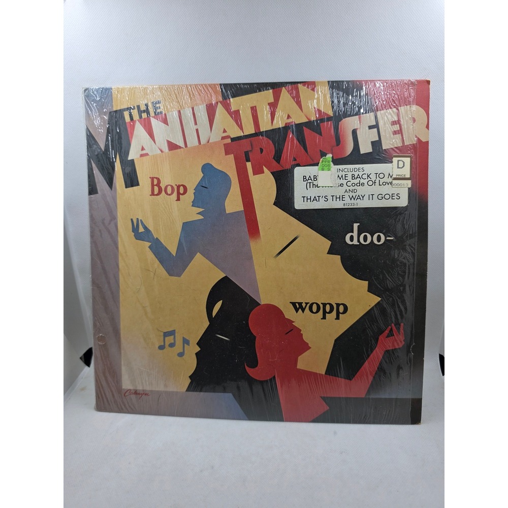 The Manhattan Transfer Bop Doo-Wopp Vinyl‎ LP 1984 Atlantic 81233-1 Vocal Jazz
